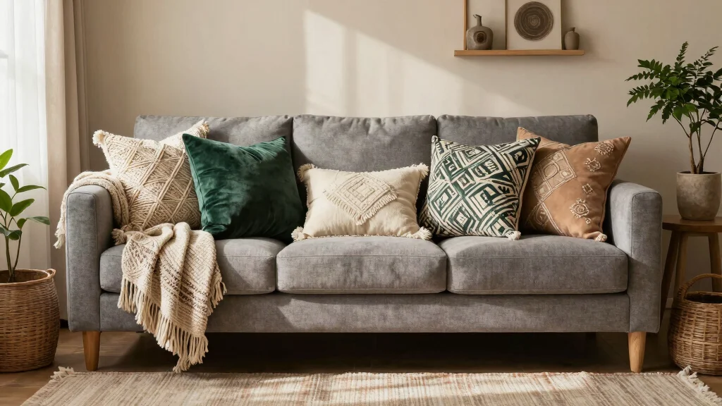 10 Grey Couch Throw Pillow Ideas for a More Finished Living Room