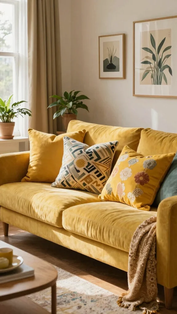 10 Mustard Yellow Throw Pillow Ideas for a Bright, Cozy Living Room - Conclusion 1