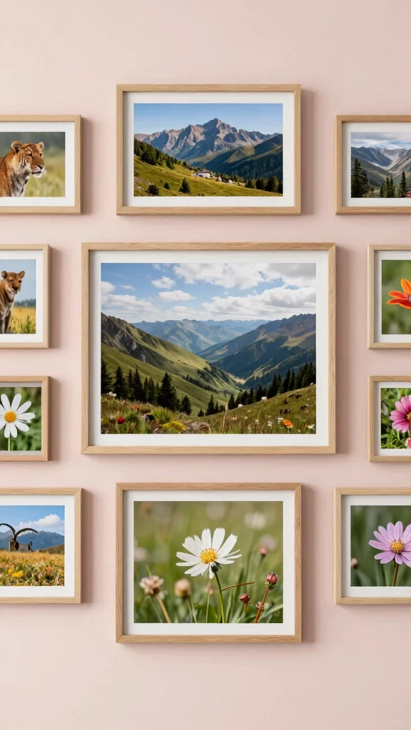 10 Nature-Inspired Wall Art Ideas for a Soft, Organic Look - 3. Nature Photography 1