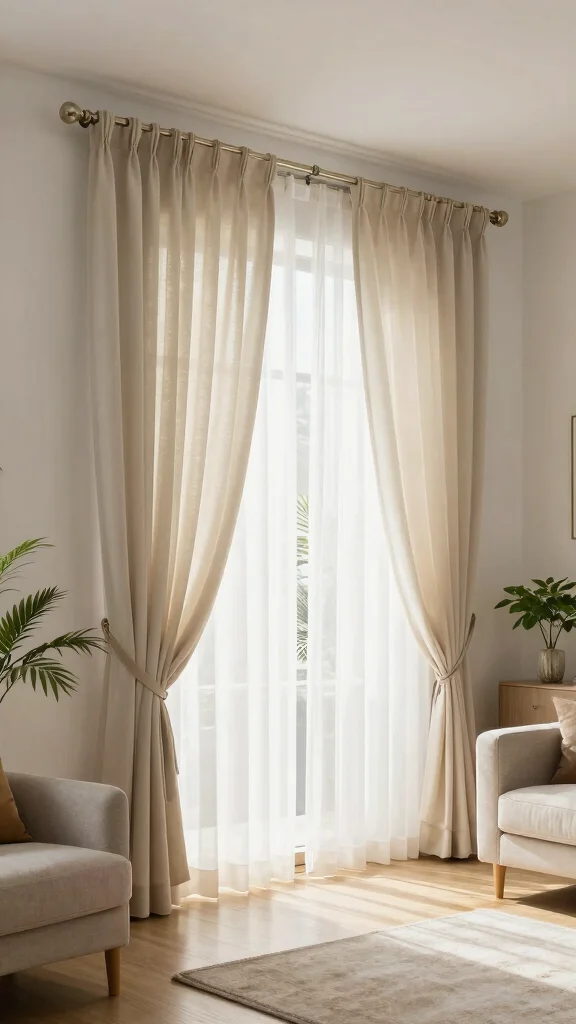 10 Patio Door Window Treatment Ideas for Privacy and Natural Light - 8. Convertible Curtains and Drapes 1