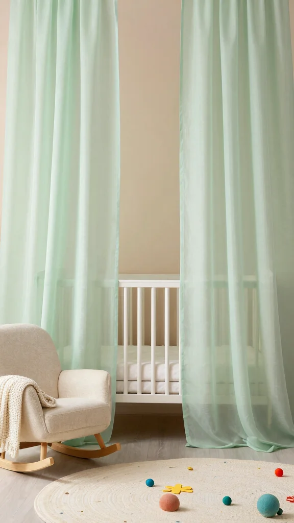 10 Sheer Window Treatment Ideas That Keep Rooms Bright and Airy - 3. Organic Cotton Panels 1