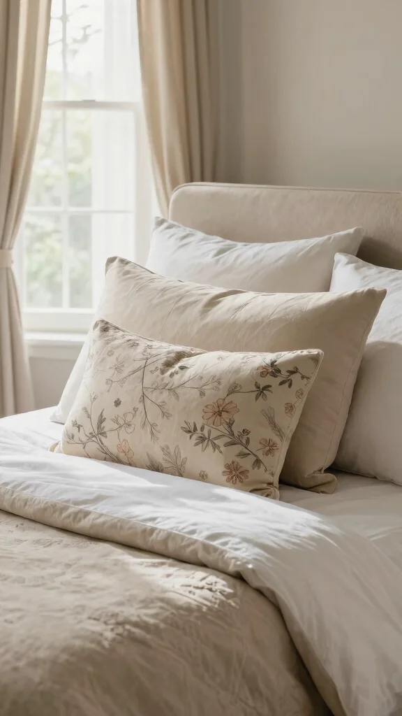 10 Simple Ways to Arrange Throw Pillows on a Bed Like a Designer - 1. The Classic Three-Pillow Stack 1