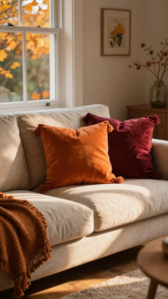 10 Throw Pillow Ideas With Tassels That Add Texture Without Clutter - 6. Seasonal Switches 1