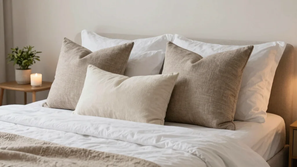 10 Throw Pillow Ideas for Beds That Look Layered but Not Cluttered