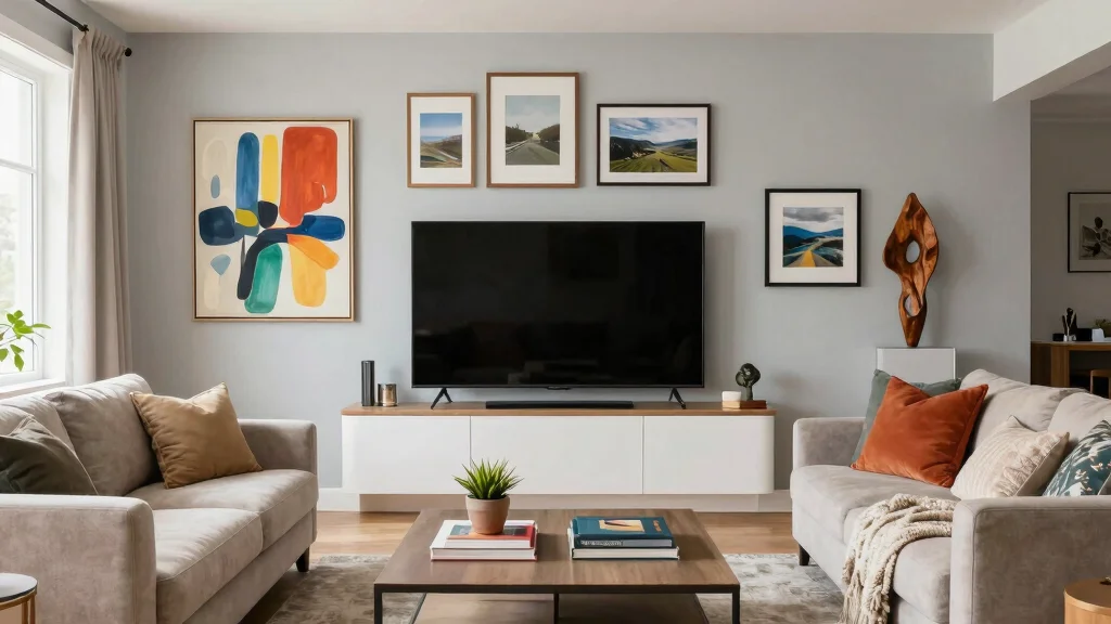10 Wall Art Ideas Above the TV That Look Intentional and Smart