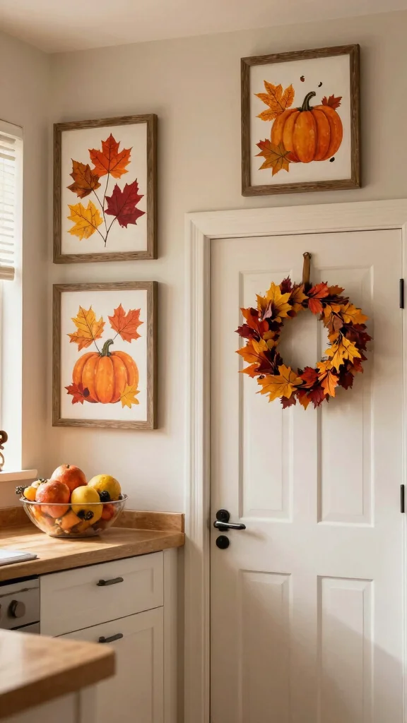 10 Wall Art Ideas for Kitchens That Add Warmth and Character - 10. Seasonal Decor Swaps 1