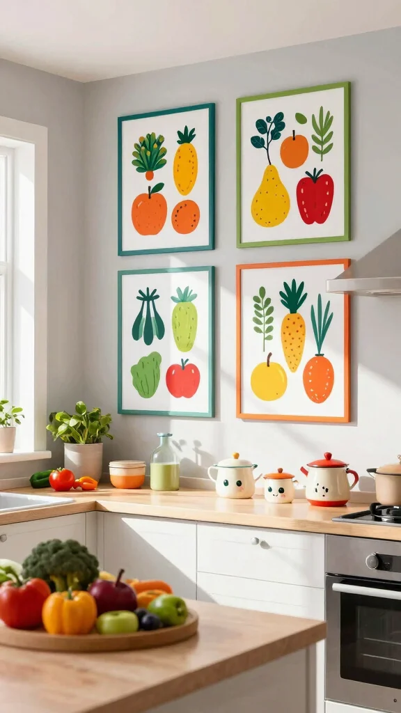 10 Wall Art Ideas for Kitchens That Add Warmth and Character - 7. Culinary-Themed Art 1