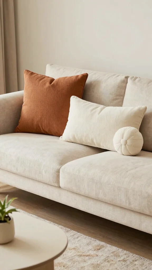 10 Ways to Style Throw Pillows on a Couch Without Overdoing It - 7. Stick to Odd Numbers 1