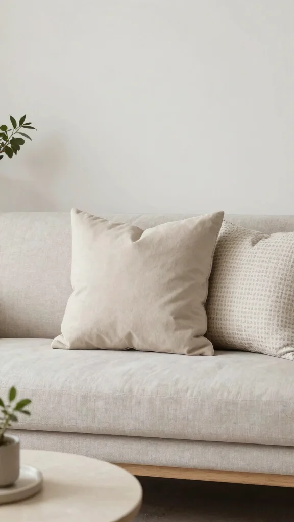 10 Ways to Style Throw Pillows on a Couch Without Overdoing It - 9. Keep It Simple 1