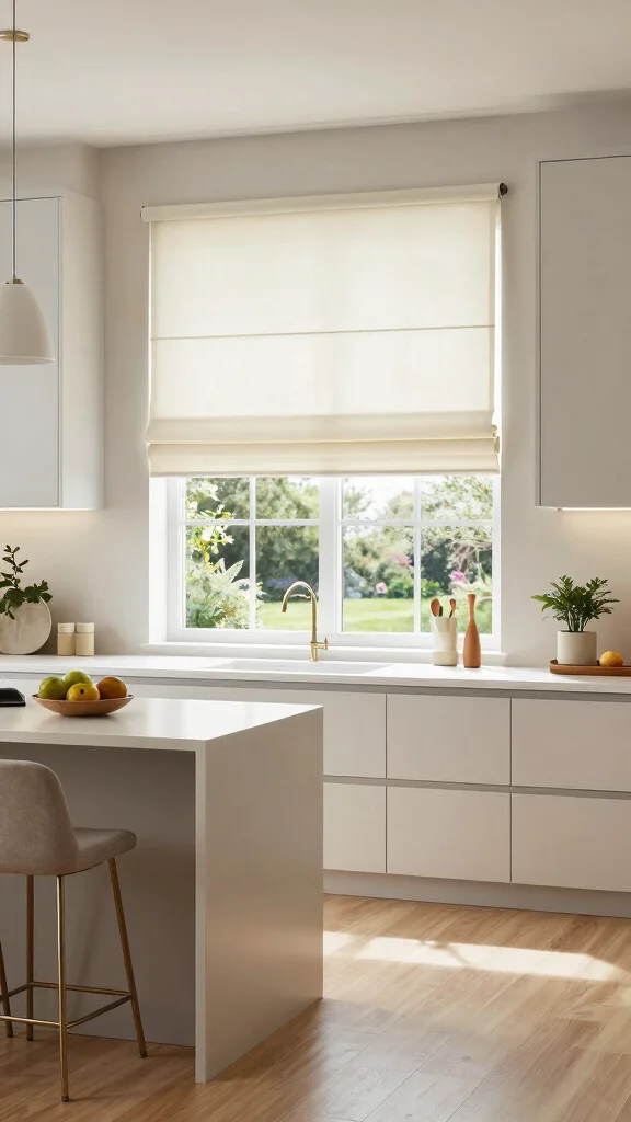 10 Window Treatment Ideas for Large Windows Without Heavy Bulk - 8. Simple Pleated Shades 1