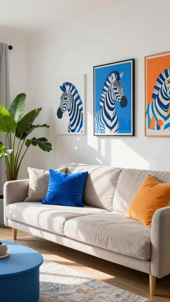 10 Zebra Shade Window Treatment Ideas for a Modern, Adjustable Look - 1. Bold and Bright Zebra Shades 1