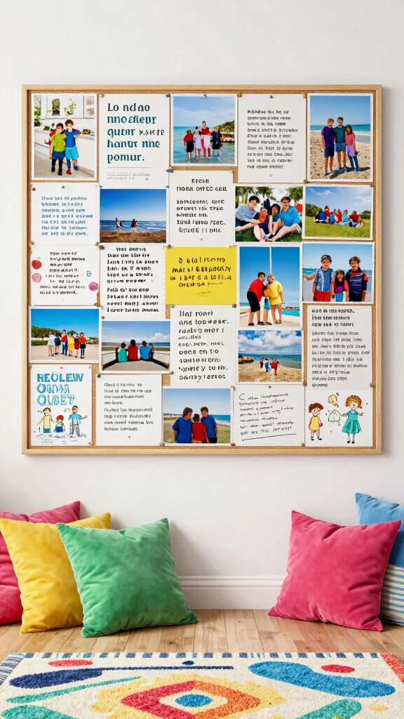 11 Family Quote Wall Art Ideas for Warm and Meaningful Decor - 10. Motivational Collages for the Family 1