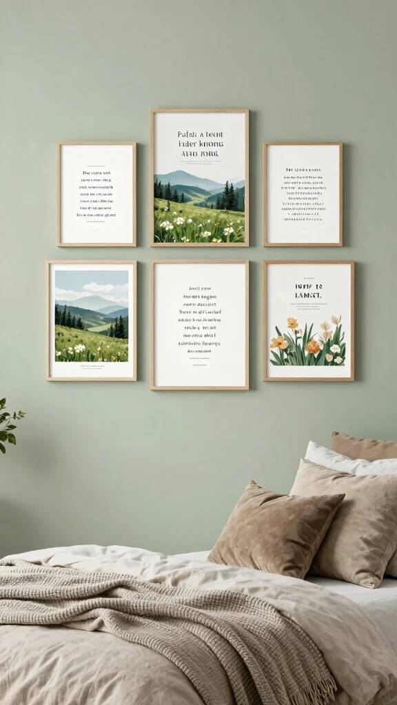 11 Family Quote Wall Art Ideas for Warm and Meaningful Decor - 6. Quotes with Nature Imagery 1