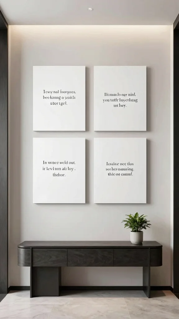 11 Family Quote Wall Art Ideas for Warm and Meaningful Decor - 7. Minimalist Quote Boards 1