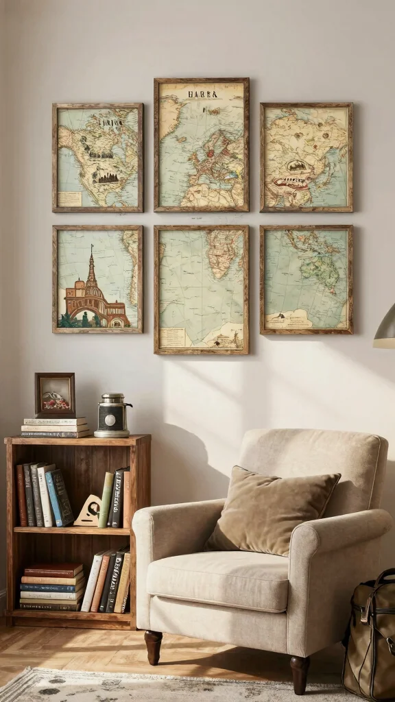 11 Five-Piece Wall Art Ideas That Make a Bold Statement - 5. Travel-Inspired Memories 1