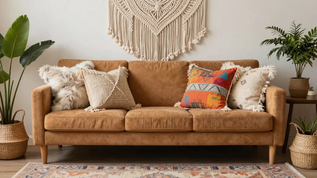 11 Fringe Throw Pillow Ideas That Make a Sofa Feel Layered