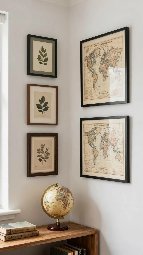 11 Japandi Wall Art Ideas for a Calm and Minimal Home - 10. Vintage Finds 1