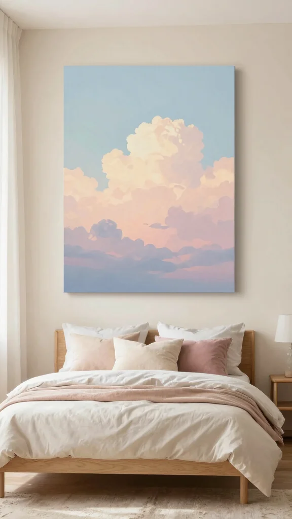 11 Japandi Wall Art Ideas for a Calm and Minimal Home - 4. Calm Color Palette Art 1