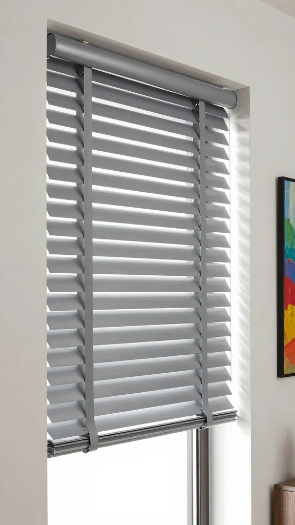 11 No-Drill Window Treatment Ideas for Renters - 5. Magnetic Blinds 1