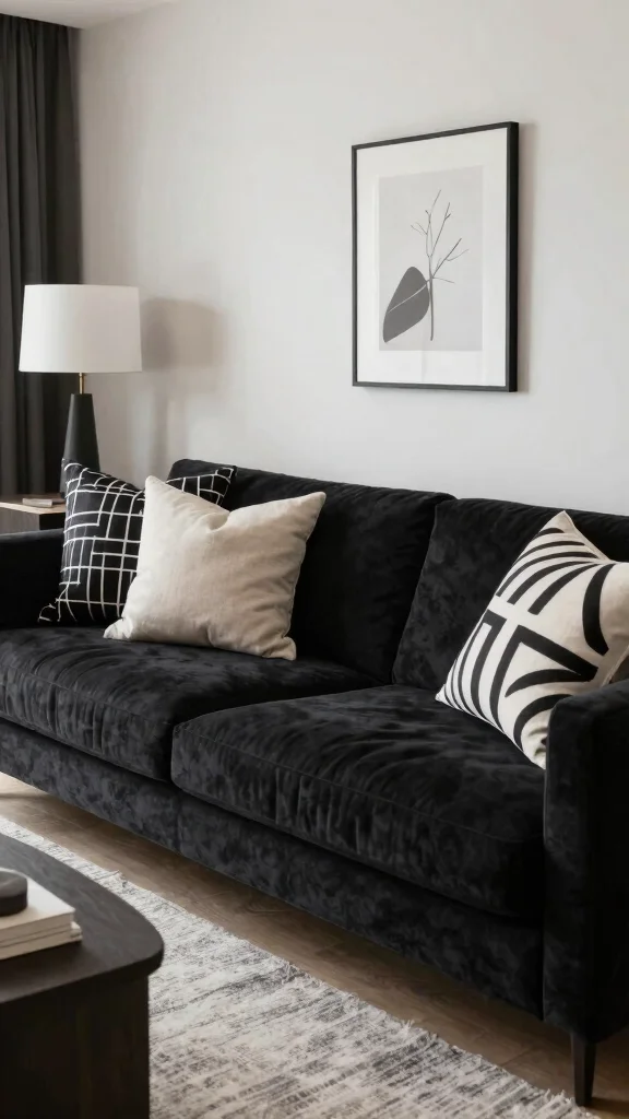 11 Throw Pillow Ideas for a Black Couch That Feel Chic and Modern - Conclusion 1