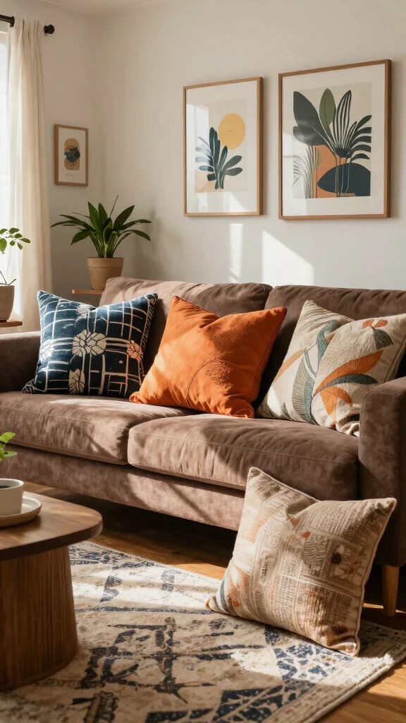 11 Throw Pillow Ideas for a Brown Couch That Add Contrast - Conclusion 1