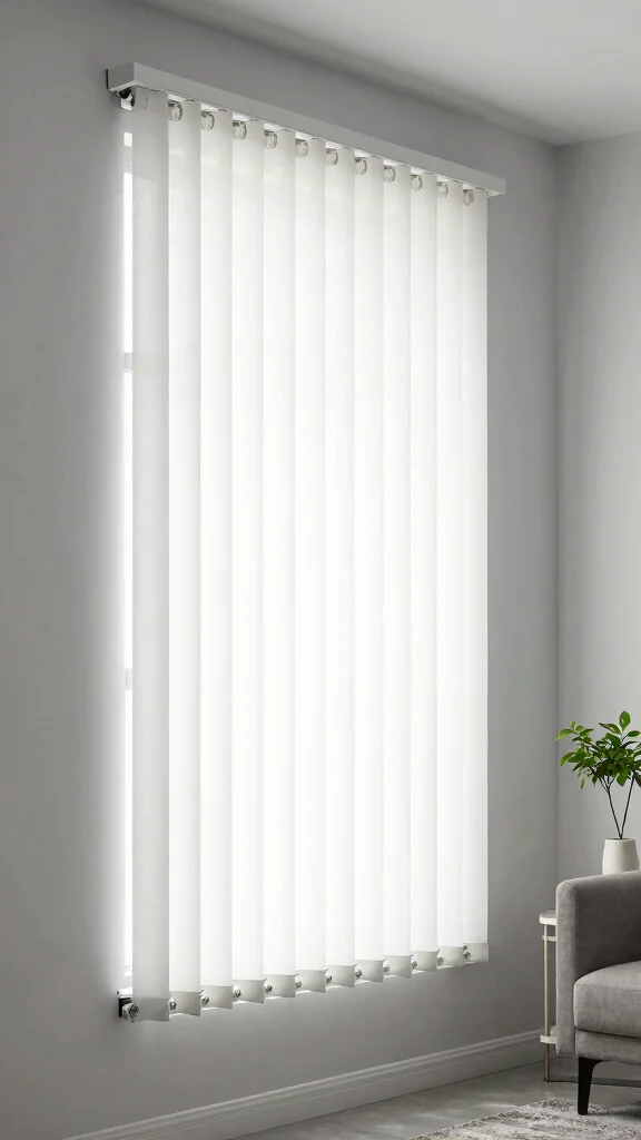 11 Window Treatment Ideas for Small Windows That Make Them Look Bigger - 3. Choose Vertical Blinds for an Illusion of Height 1