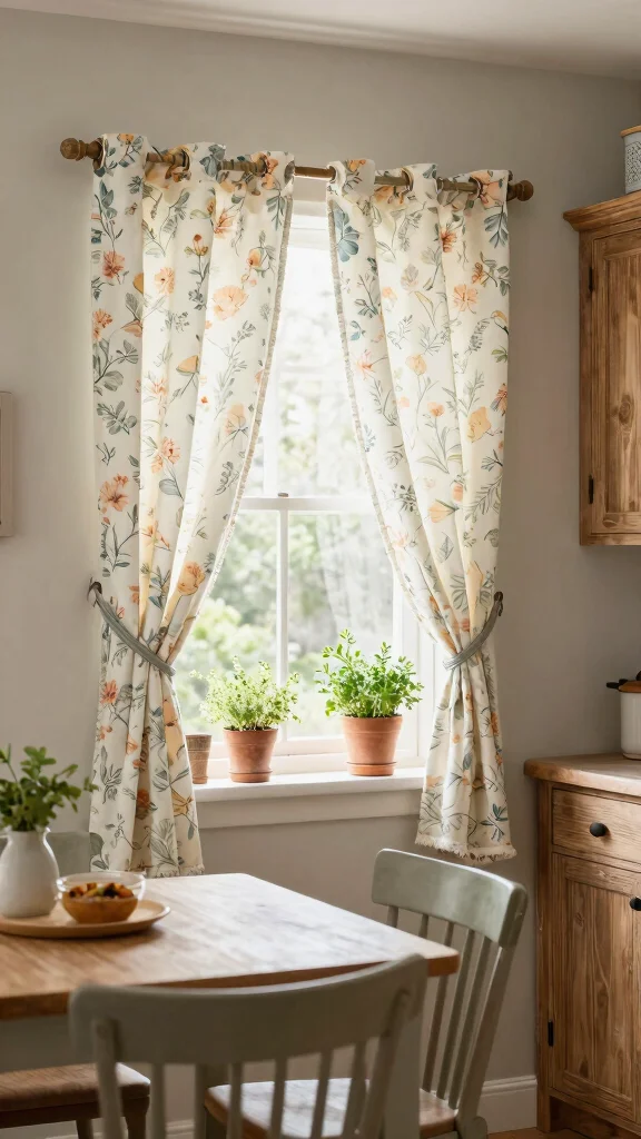 11 Window Treatment Ideas for Small Windows That Make Them Look Bigger - 5. Use Café Curtains for a Cozy Vibe 1