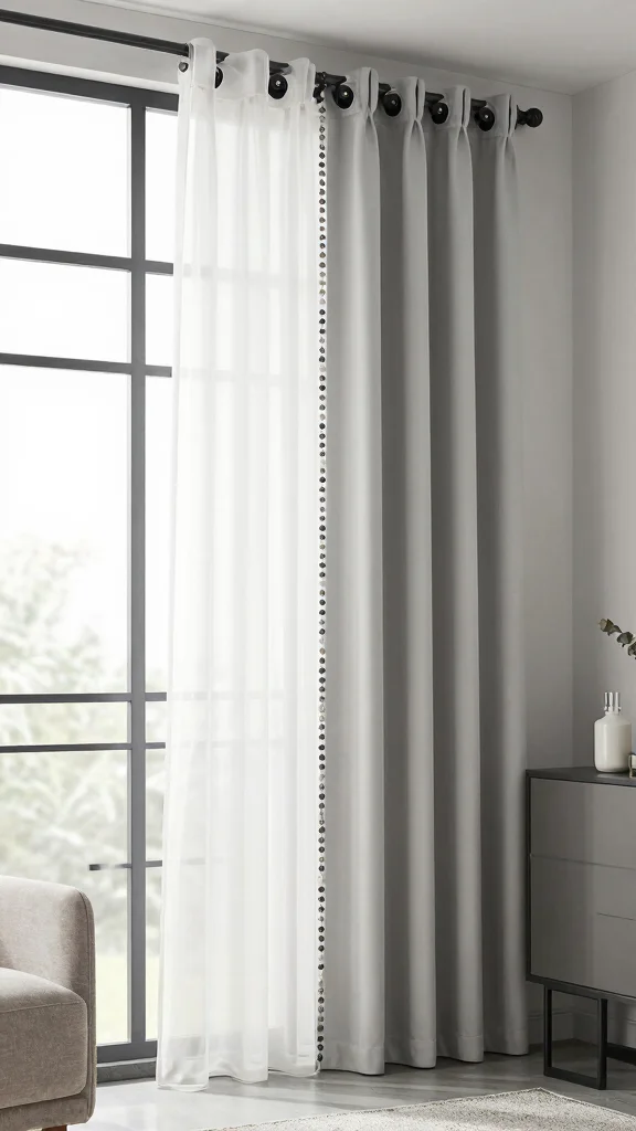 12 Cheap DIY Window Treatment Ideas That Still Look Custom - 11. Magnetic Curtain Holdbacks 1