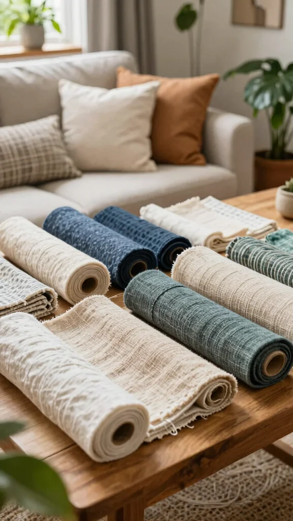 12 Easy Ways to Make Your Own Throw Pillows at Home - 3. Explore Natural Fabrics 1