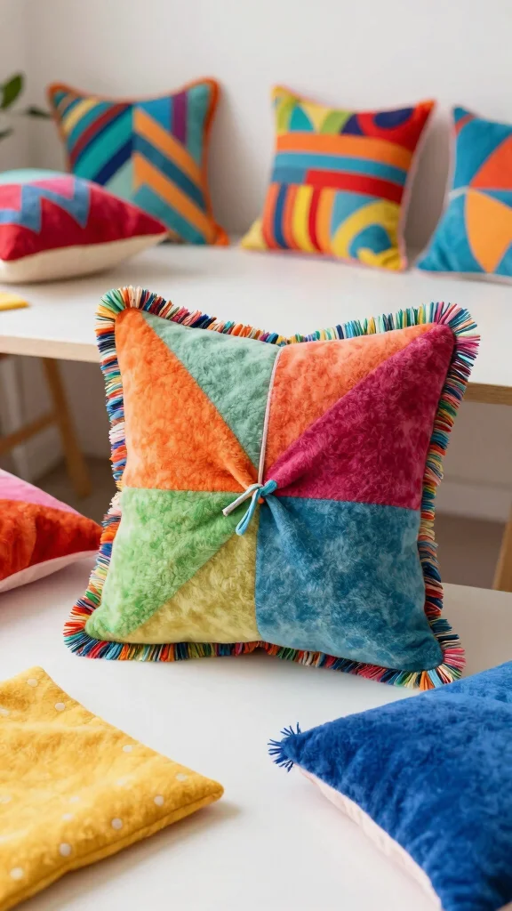 12 Easy Ways to Make Your Own Throw Pillows at Home - 5. Try No-Sew Pillow Techniques 1