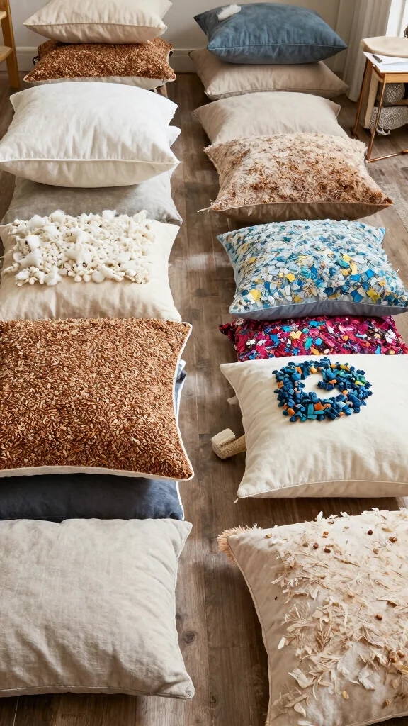 12 Easy Ways to Make Your Own Throw Pillows at Home - 9. Play with Pillow Stuffing Options 1
