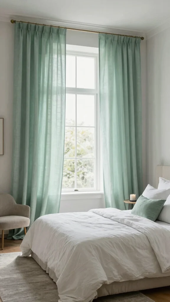 12 Interior Designer Window Treatment Ideas for a More Finished Home - 3. Linen Drapes for an Effortlessly Chic Look 1