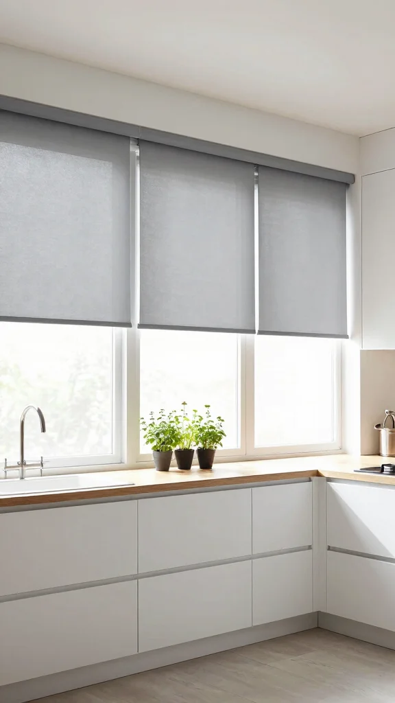 12 Interior Designer Window Treatment Ideas for a More Finished Home - 5. Eco-Friendly Roller Shades for Minimalist Living 1