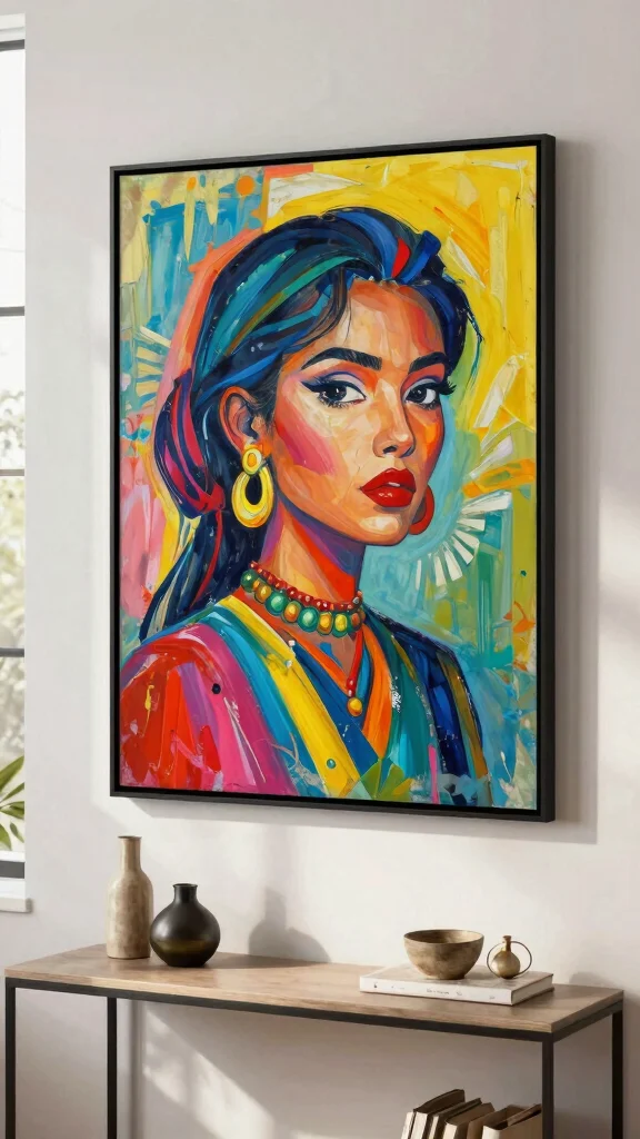 12 Mid-Century Wall Art Ideas for a Timeless Modern Space - 12. Custom Art Pieces 1