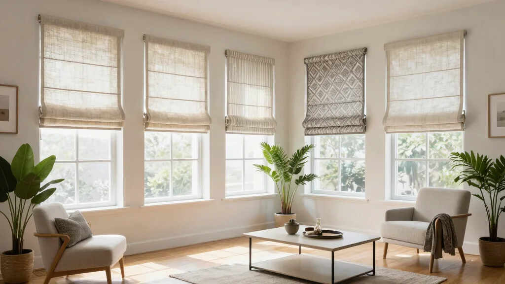 12 Roman Shade Window Treatment Ideas for a Clean, Tailored Look