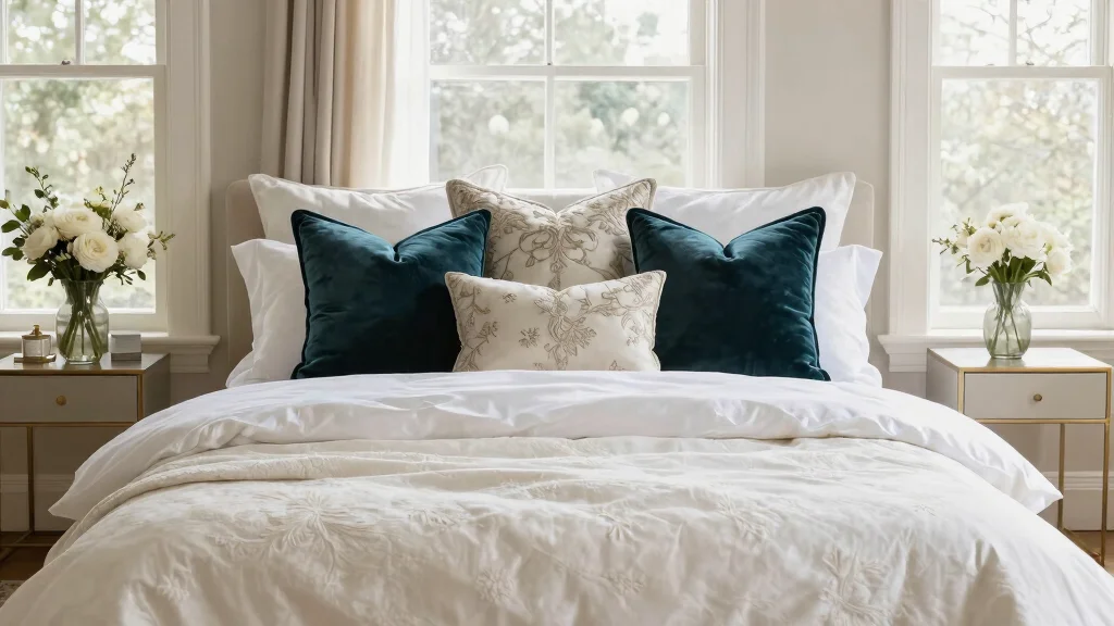 12 Throw Pillow Ideas for a King Size Bed That Feel Luxurious