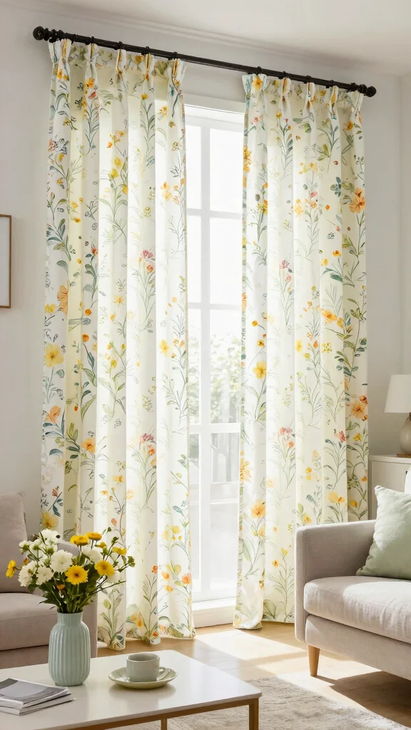 12 Window Treatment Ideas With Curtains That Make Any Room Feel Softer - 11. Seasonal Switches with Lightweight Fabrics 1