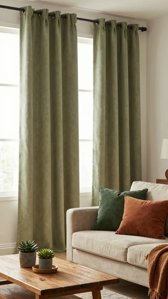 12 Window Treatment Ideas With Curtains That Make Any Room Feel Softer - 2. Earthy Tones for Grounding Vibes 1