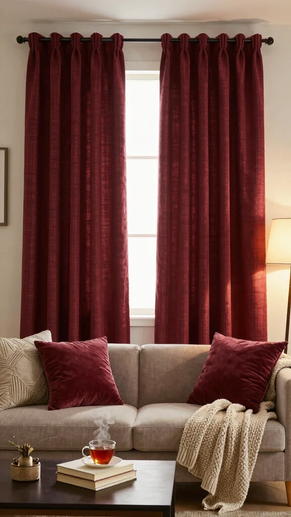 12 Window Treatment Ideas With Curtains That Make Any Room Feel Softer - 9. The Cozy Appeal of Flannel Curtains 1