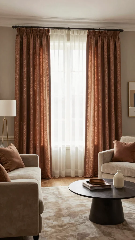 12 Window Treatment Ideas for High Ceilings That Feel Balanced - 4. Layered Treatments 1