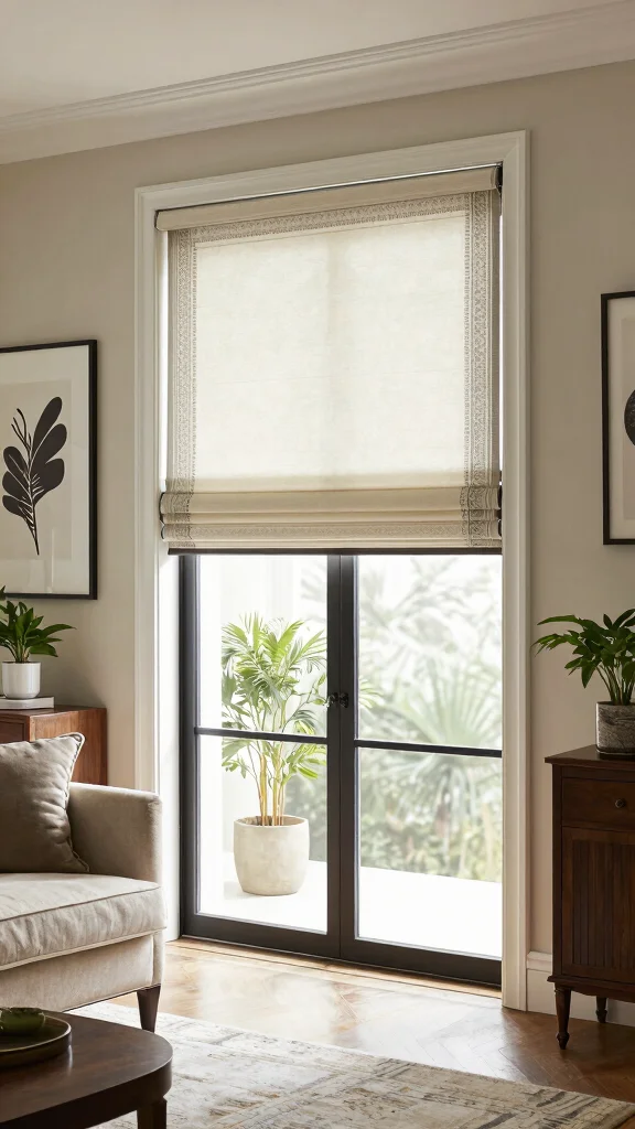 12 Window Treatment Ideas for Sliding Glass Doors That Actually Work - 12. Custom Solutions for Unique Needs 1