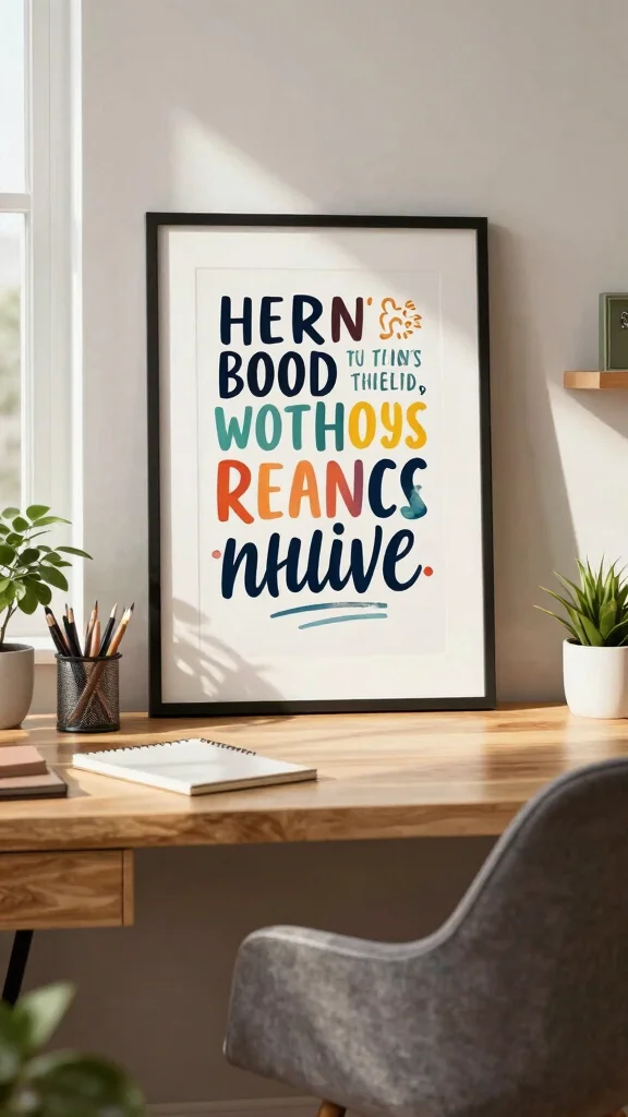 13 Aesthetic Wall Art Print Ideas for Bedrooms, Offices, and More - 6. Inspirational Quote Prints 1