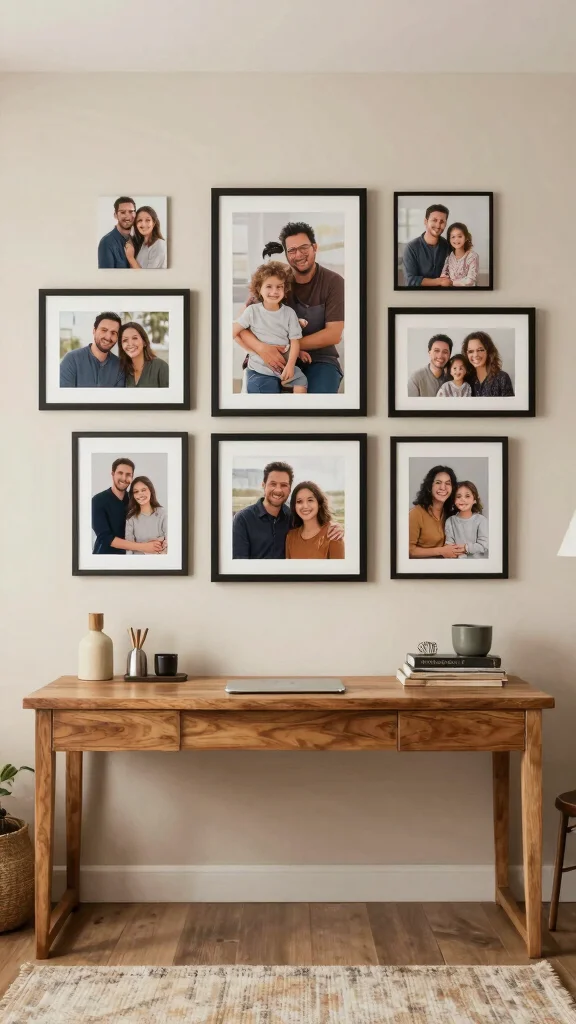 13 Office Wall Art Ideas That Boost Focus and Creativity - 5. Personal Photography 1