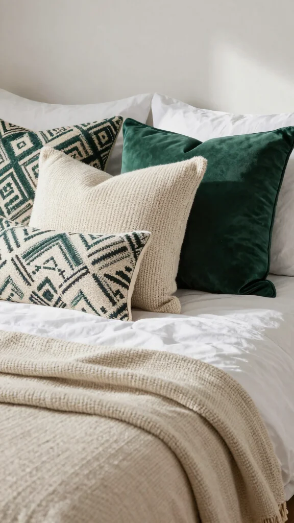 14 Bedroom Throw Pillow Ideas to Instantly Upgrade Your Bed - 1. Layered Textures 1