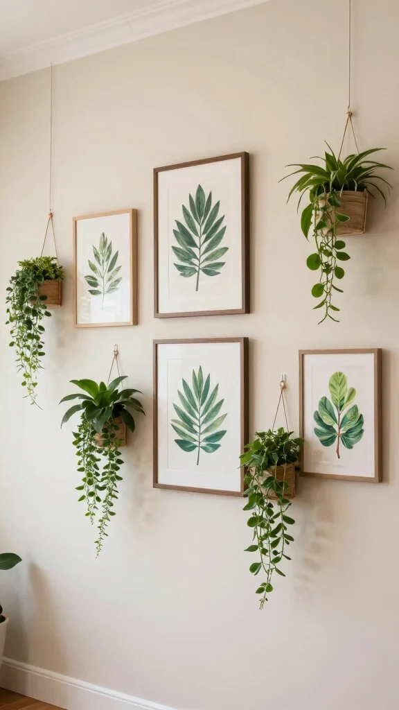 14 Gallery Wall Art Ideas for a Collected, Designer Feel - 9. Add a Touch of Nature 1