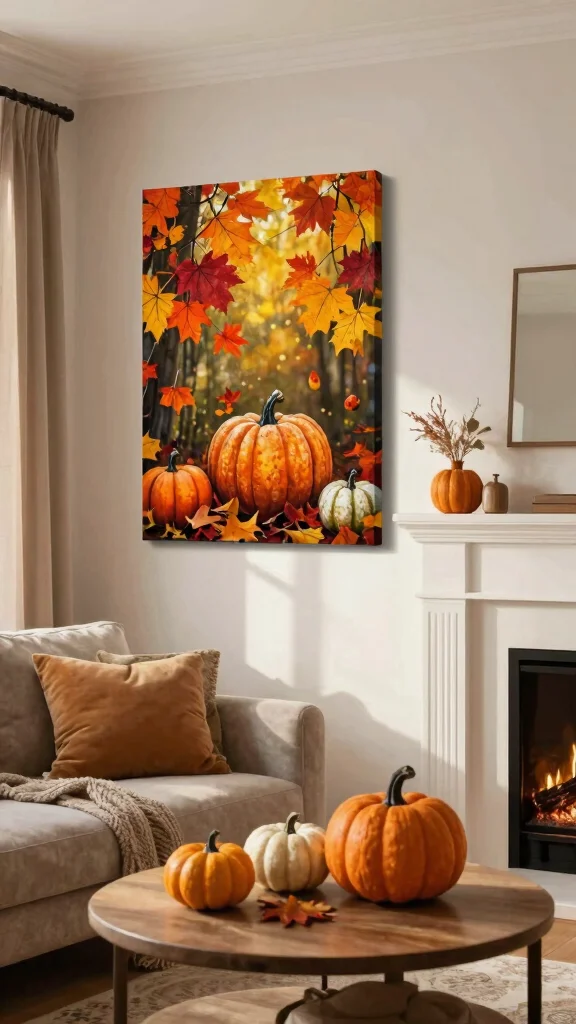 15 Canvas Wall Art Ideas for Every Room in Your Home - 10. Seasonal Decor with Canvas Prints 1
