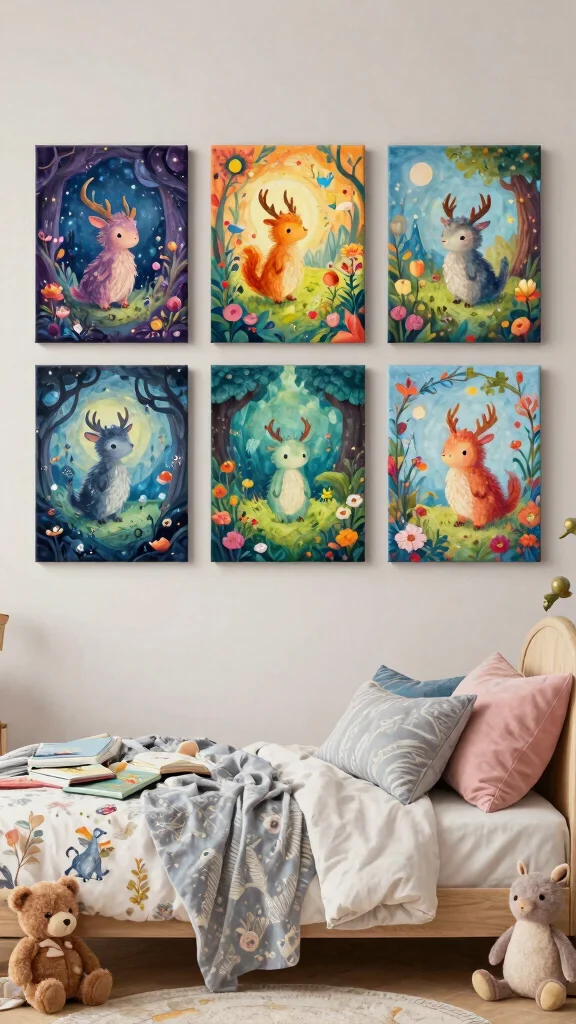 15 Canvas Wall Art Ideas for Every Room in Your Home - 14. Whimsical and Fantasy Art 1