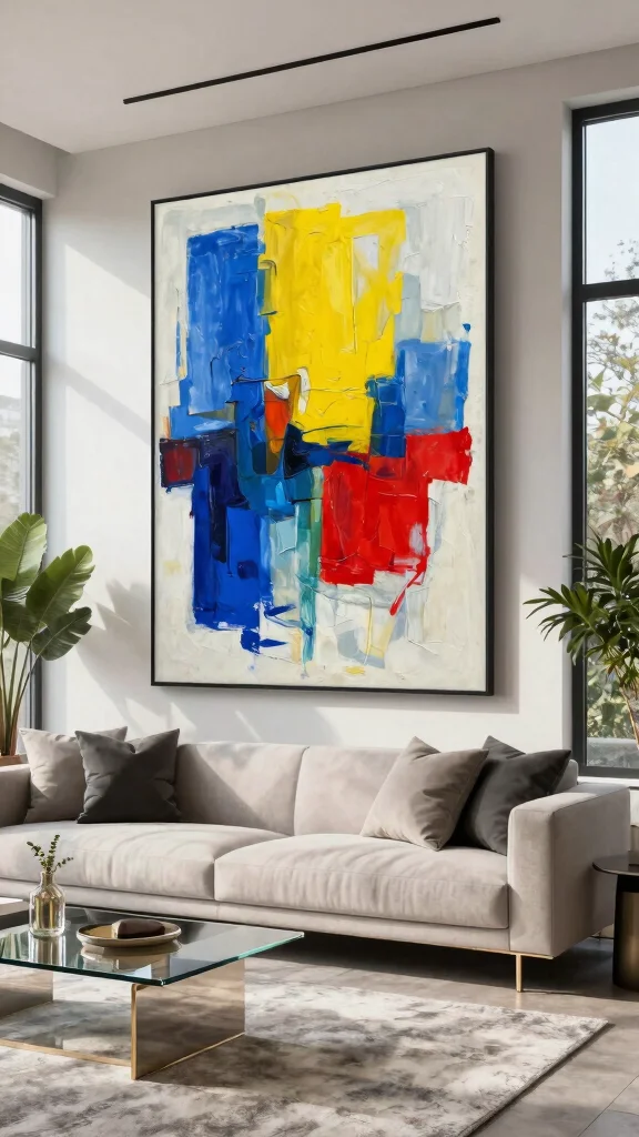15 Canvas Wall Art Ideas for Every Room in Your Home - 2. Abstract Art for Modern Vibes 1