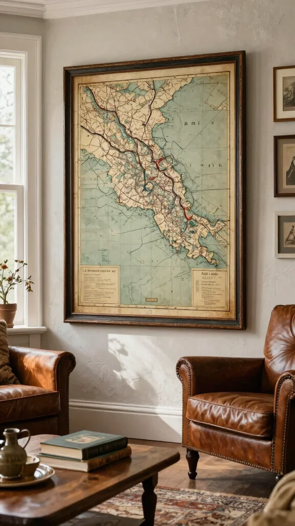 15 Canvas Wall Art Ideas for Every Room in Your Home - 6. Vintage-Inspired Art 1