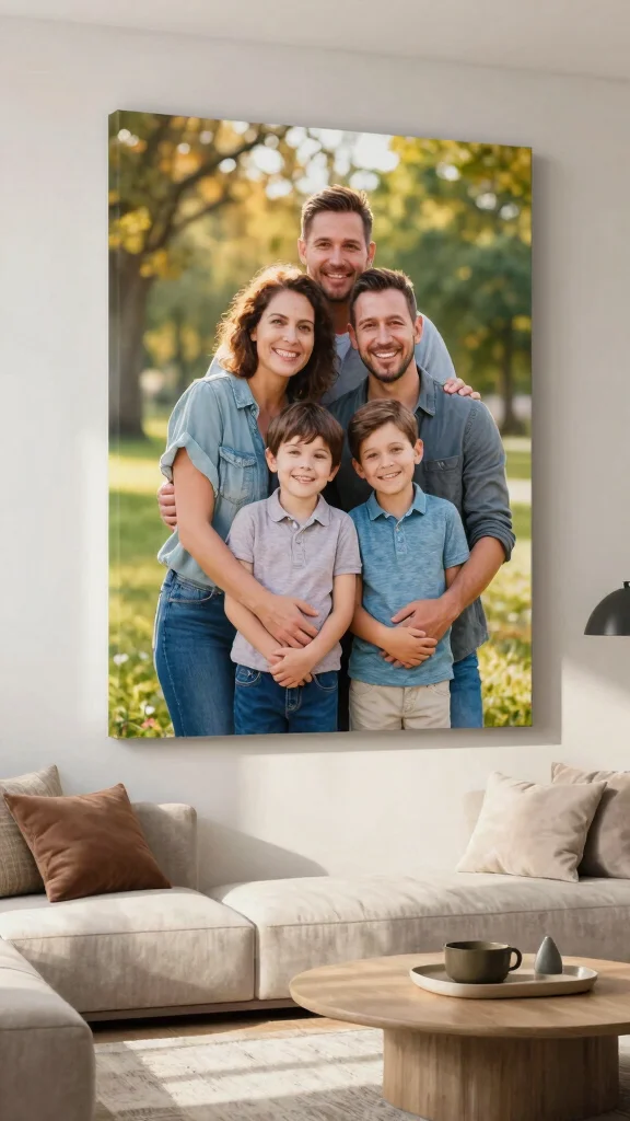 15 DIY Wall Art Ideas That Are Easy and Beautiful to Make - 12. Easy DIY Canvas Print 1